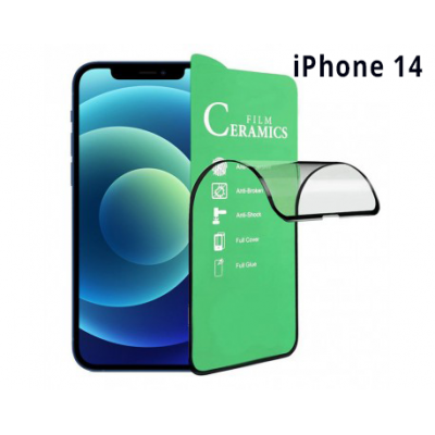 Folie Protectie ecran Apple iPhone 14, Ceramic Full Glue
